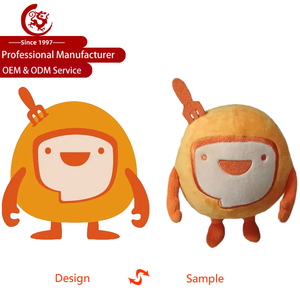 Nuova bambola di peluche simpatica animale con cartone animato personalizzato peluche peluche PP imbottitura di cotone personalizzato senza MOQ di alta qualità diretta in fabbrica - Product Image 1