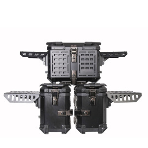 Juego de Baúl Blindado Multifuncional R1300gs de 38L y 45L de Aleación de Aluminio con Mesa Baúl Superior para Motocicleta Scooter y Bicicleta Eléctrica - Product Image 1
