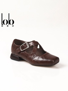 <span class=keywords><strong>Chaussures</strong></span> plates de ballet à brides croisées en cuir véritable, style Mary Jane, antidérapantes, couleur unie, collection Printemps 2026 - Product Image 2