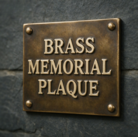 Plaque publicitaire LED extérieure résistante aux intempéries, plaque en laiton personnalisée, panneau commémoratif en aluminium personnalisé