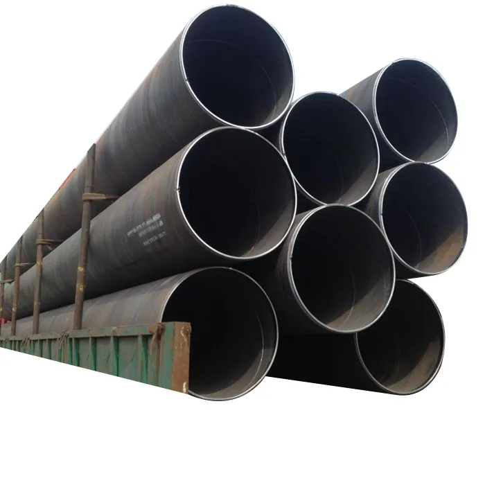 S355jr Carbon Steel SSAW Spiral Welded Tubular Pipe Pile for Marine Piling Construction steel welded pipe