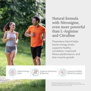 Capsules nutritives d'oxyde nitrique pour adultes : Énergie, soins corporels, soins intensifs hospitaliers et en milieu de bureau, suppléments pour la démence - Product Image 3