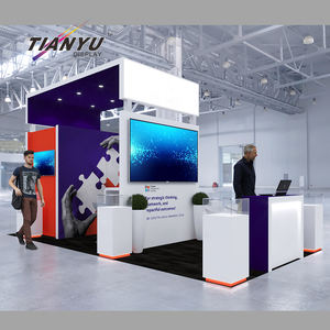 Простая сборка модульных выставочных стендов, современный цифровой выставочный стенд, новый 10X20 с комнатой - Product Image 1