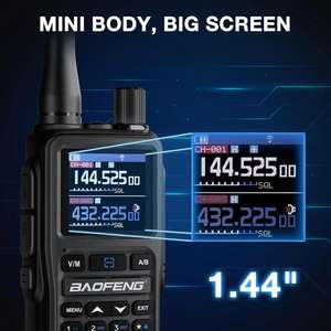 Radio Bidireccional Baofeng 5R Mini de 5W, Tipo-C USB, Copia Inalámbrica de Frecuencia UHF/VHF, Radio Amateur con Programación por Aplicación, Radio Bidireccional AM/FM - Product Image 4