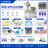 Machine automatique de remplissage et de scellage de tubes métalliques pour crème et pommade pour les mains