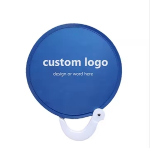 Éventail rond pliable personnalisé avec impression de logo, cadeau d'entreprise - Product Image 1