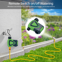 Controlador de Riego para Jardín con WiFi y Zigbee, Temporizador con Control Remoto a Batería, Sistema de Riego para Césped y Plantas con Registro de Riego
