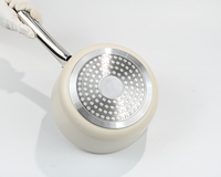 Batterie de cuisine en aluminium antiadhésive Pot à lait avec poignée en acier inoxydable pour la cuisine
