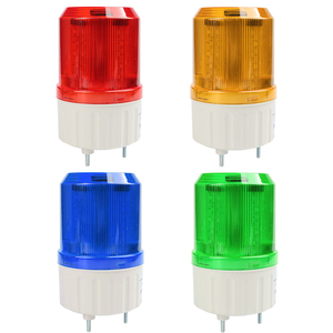 Xoay LED cảnh báo chỉ số ánh sáng LTE-1801 với âm thanh 12V 24V 220V nhấp nháy báo động tín hiệu ánh sáng IP54 ABS/PC Chất liệu huaxi - Product Image 1