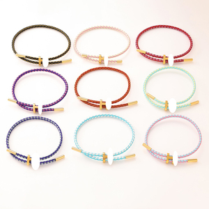 Pulsera de hilo rojo para el año del zodiaco, multicolor, tejida a mano, con forma de H, resistente a la decoloración, para mujer - Product Image 2