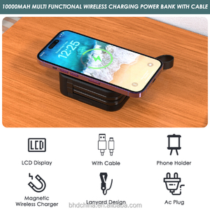 ปลั๊กติดผนังอเนกประสงค์ PD 22.5W 10000mAh <span class=keywords><strong>พา</strong></span><span class=keywords><strong>ว</strong></span>เวอร์แบงค์แม่เหล็กขนาดเล็ก สายในตัว พร้อมที่<span class=keywords><strong>ว</strong></span>าง<span class=keywords><strong>โทร</strong></span>ศัพท์ - Product Image 2