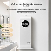 Diffuseur d'arômes intelligent à ultrasons, distributeur automatique d'aromathérapie mural, 90 ml, 1 an, pour hôtels et usage domestique