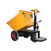 Mini 1000W Elektrische Schubkarre Beton-Handkarren Mini-Wagen Kipper Kleiner Radlader