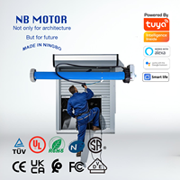 NB MOTOR 59mm 160nm Puerta de persiana enrollable Motor de anulación manual tubular