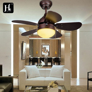 ห้องนั่งเล่นเรียบง่าย ห้องรับประทานอาหาร ห้องนอน ไฟบ้าน พัดลมเพดานสไตล์อเมริกัน ไฟพัดลมเพดานแบบหรี่แสงได้รุ่นใหม่ - Product Image 6