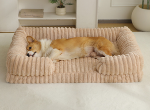 Grand lit <span class=keywords><strong>pour</strong></span> <span class=keywords><strong>chien</strong></span> de grande taille, tapis chaud <span class=keywords><strong>pour</strong></span> animaux de compagnie toutes saisons, <span class=keywords><strong>coussin</strong></span> douillet <span class=keywords><strong>pour</strong></span> chat <span class=keywords><strong>pour</strong></span> utilisation en intérieur - Product Image 3