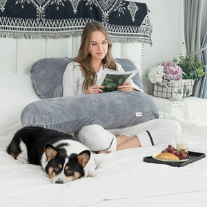 Massage <span class=keywords><strong>L</strong></span>-förmige Mutterschaft Bambus Gedächtnis Schwangerschaft <span class=keywords><strong>L</strong></span>-förmiges Ganzkörper kissen - Product Image 3