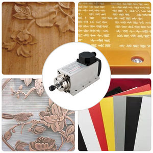 Motor de Husillo CNC Refrigerado por Aire Cuadrado Zhong Hua Jiang ER11 1.5KW 110V/220V con Kit VFD BT30 para Máquina de Grabado CNC - Product Image 6