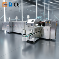Fabricant de cornets à glace roulés industriels à haute capacité, prix d'usine, en vente