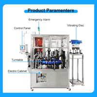 Machine automatique de capsulage de remplissage de bouteilles de flacon de parfum de 2ml 3ml 5ml 10ml