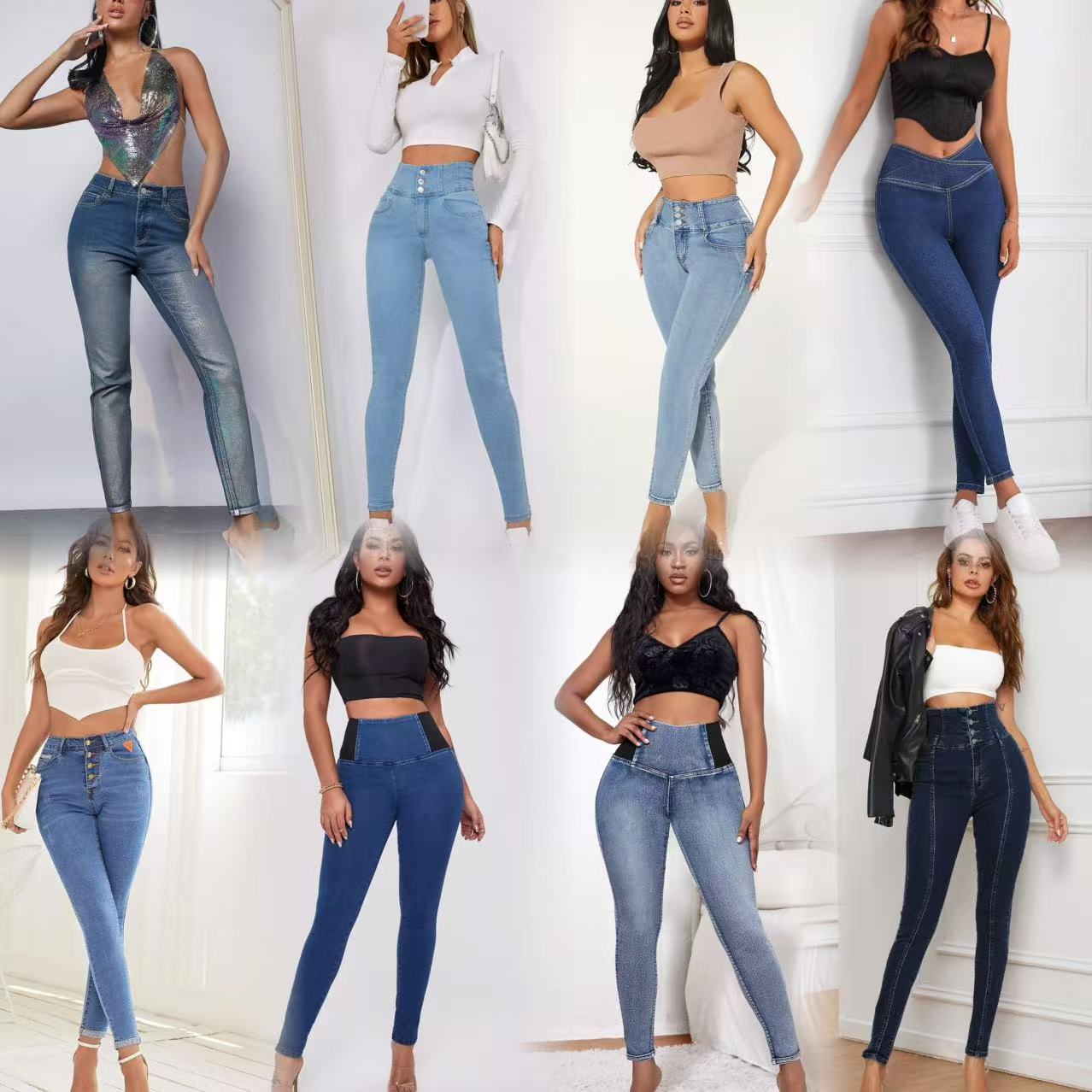 Comfort e Stile Su Misura: jeans stretti fianchi larghi perfetto