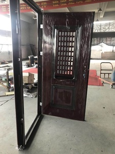 Puerta de seguridad de hierro de diseño moderno, puertas blindadas turcas - Product Image 4