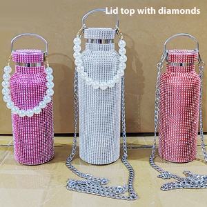 Tasse thermos en acier inoxydable incrusté Portable 500ml/1000ml gobelet d'eau et de nourriture isolé sous vide pour le voyage et l'utilisation de cadeaux - Product Image 4