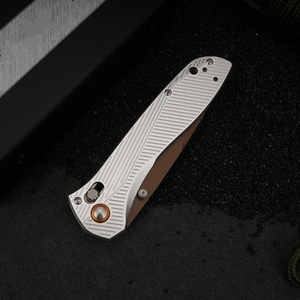 Cuchillo Plegable de Acero Inoxidable BM710 con Hoja de Punta Caída y Perilla de Pulgar, Cuchillo de Bolsillo de Grado Industrial para Uso Exterior, ODM OEM - Product Image 5