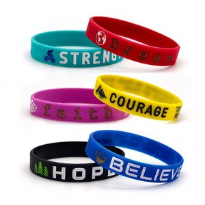 Bracelets en caoutchouc personnalisés, fabricant de bracelets de sport, logo de marque imprimé sur mesure, bracelets en silicone souple pour hommes - Product Image 3
