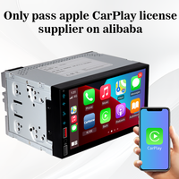 Autoradio universel 2 Din 7 pouces AHD Reverse TMPS 2DIN pour lecteur DSP Carplay sans fil Android 13 GPS RGB Audio de voiture