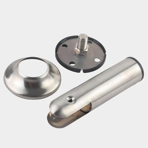 Support de fixation en acier inoxydable 304 pour cloison de toilettes publiques, pince de fixation pour pieds de quincaillerie - Product Image 4