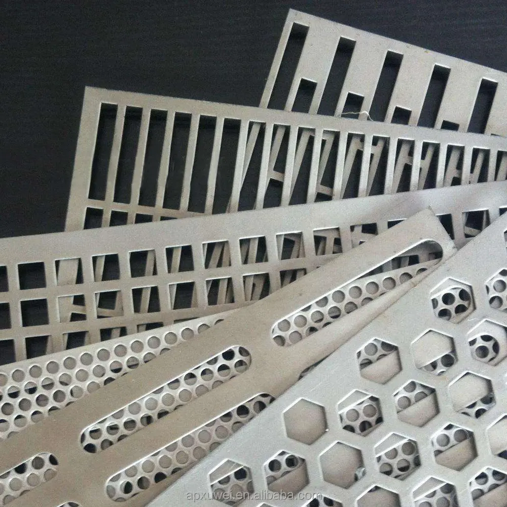 Paneles metálicos perforados decorativos de aluminio de buena calidad a precio de fábrica
