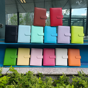 ขายส่งที่กำหนดเองมาการูน Binder 6แหวน <span class=keywords><strong>A6</strong></span>หนัง Pu สีรุ้งงบประมาณ Binder ไดอารี่วางแผนโน๊ตบุ๊คออแกไนเซอร์วาระ - Product Image 4