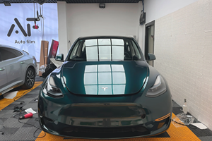 Vinilo para Envoltura de Carrocería de Automóvil, Color Verde Británico Brillante, 7.5mil, Auto-Reparable, Resistente a Arañazos, Decoración Exterior, Protección, Película de Color - Product Image 3