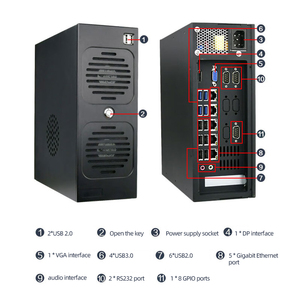 Adipcom PPC-W310 H110 i211 Lan Thẻ 10usb DDR4 16GB Linux công nghiệp Máy tính để bàn máy tính công nghiệp máy tính nhúng - Product Image 5