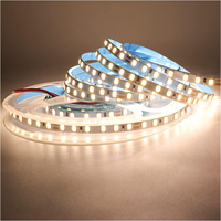 Bande lumineuse LED intelligente SMD2835 5V 12V 24V alimentée par USB, éclairage sous armoire, ruban LED linéaire flexible pour décoration intérieure
