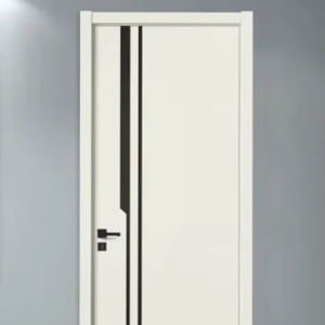 Nuevas llegadas Diseños modernos Puerta de madera maciza con tallado para villa - Product Image 1