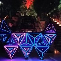 Meubles de scène DJ lumineux à LED décoratifs gonflables colorés, vente, 50 000 heures, réglables
