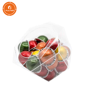 Al por mayor personalizado claro acrílico organizador <span class=keywords><strong>caja</strong></span> <span class=keywords><strong>de</strong></span> té con 4 compartimiento - Product Image 4