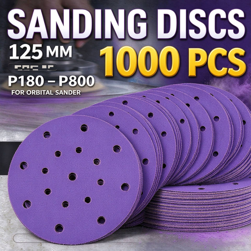 5inch Premium Ceramic Alumina Abrasive Sanding Disc P40-P800 Hook Loop ...