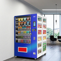 Distributeur automatique modulaire de grande capacité pour boissons, collations, croustilles-pour salle de sport avec fonctionnalité SDK