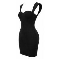 Robe moulante courte en tricot côtelé pour femmes