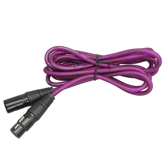 Durable 1M/3M/5M XLR Male-female DMX XLR Cable for Microphone , Stage Light and Audio Equipment