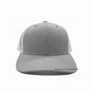 Gorra de camionero de malla blanca de moda con logotipo personalizable, gorra gris Lisa para deportes al aire libre y moda, fabricada en fabricante de Vietnam - Product Image 1