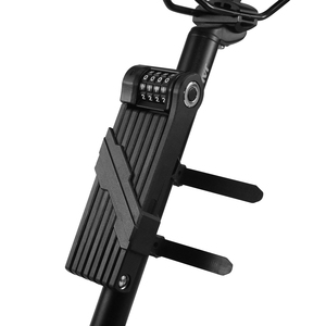 Serrure de vélo antivol <span class=keywords><strong>pliable</strong></span> serrure de vélo mot de passe <span class=keywords><strong>cadenas</strong></span> haute sécurité serrure de Scooter électrique accessoire de vélo - Product Image 2