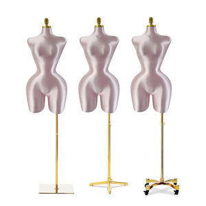 Pink <span class=keywords><strong>Curvy</strong></span> BBL Medio cuerpo Gran busto Lencería <span class=keywords><strong>Big</strong></span> Boob Vestido de talla grande Forma de caderas grandes Mujeres Maniquí Brasileño Maniquí femenino - Product Image 1