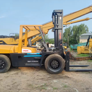 Carrello Elevatore Diesel Usato TCM FD100 Giapponese, Capacità 10 Tonnellate, 4WD, Albero a Due Stadi, Ottimo Prezzo - Product Image 1