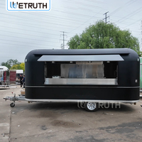 Wetruth, camion de restauration mobile le plus vendu, avec équipement de cuisine complet, chariot de nourriture mobile commercial, remorque