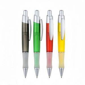 Custom Logo Plastic Ballpoint <b>Pen</b> Promotional Click <b>Pen</b> with Rubber Grip and Smooth Writing Ink - Product Image 4