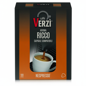 Capsule Compatibili Caffè Verz 100 Ricco per NESPRESSO, Accessori per Caffè e Tè, 0,13 g/capsula - Product Image 2